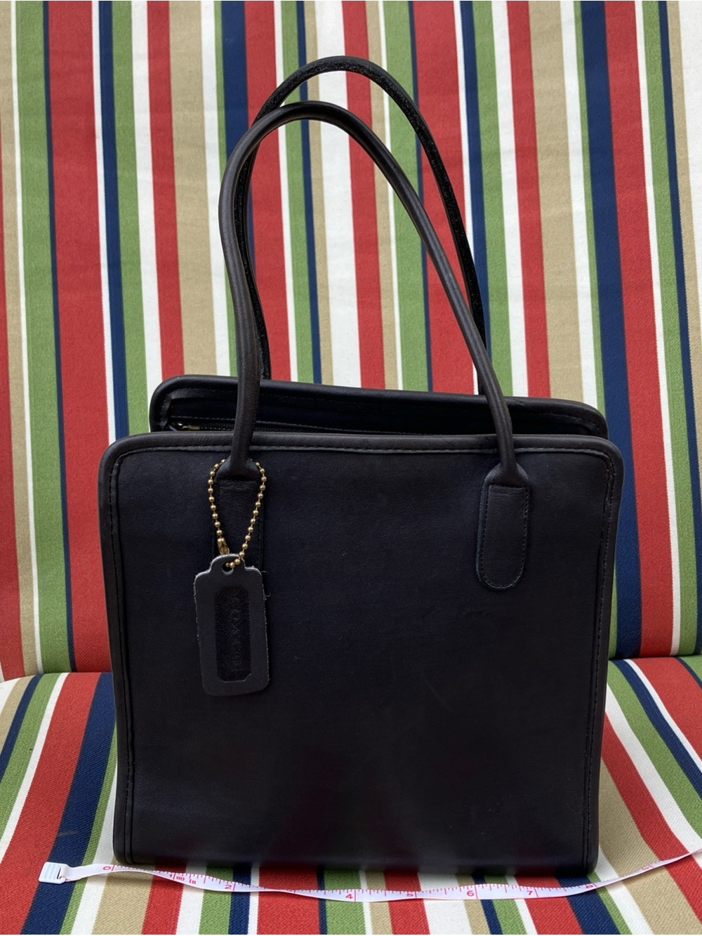 Coach Vintage Small NYC Tote 9685 Black/Gray